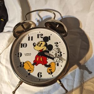 Vintage Mickey Mouse Alarm Clock